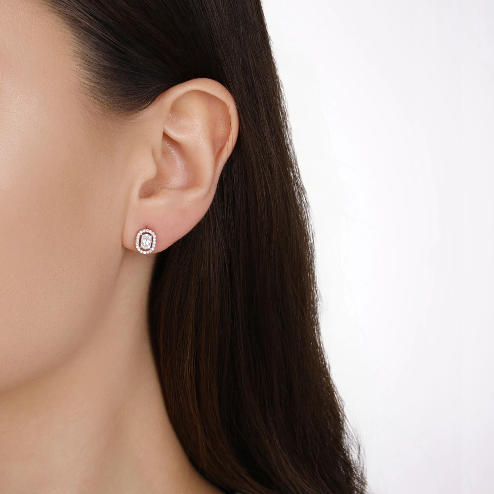 Pırlanta Fantezi Baget Küpe