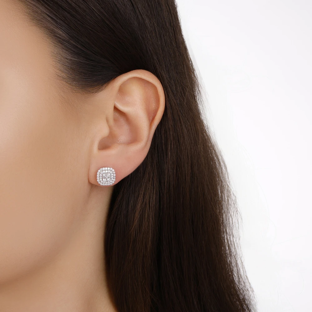 Fantezi Effect Pırlanta Küpe