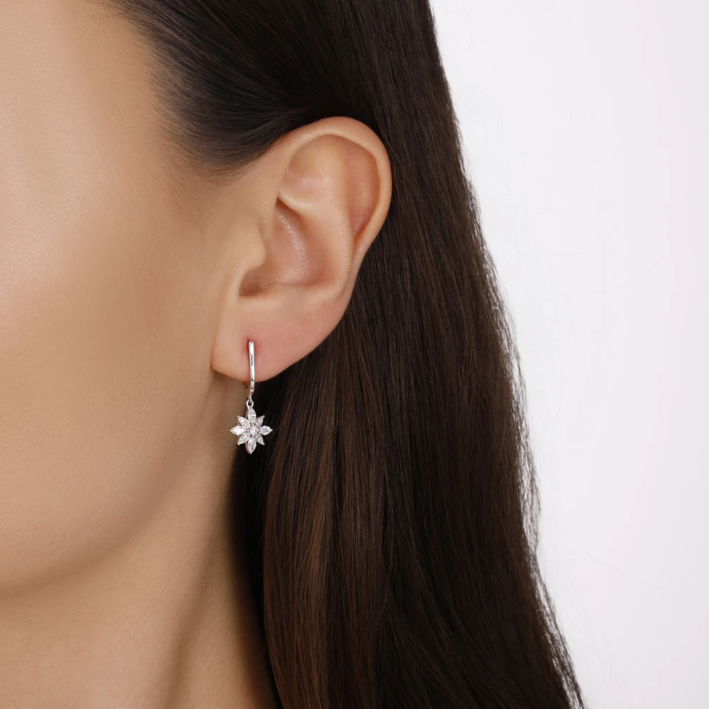 Kristal Pırlanta Küpe