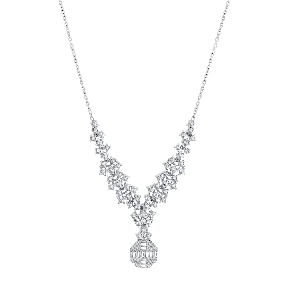 1.65 Karat Pırlanta Baget Gerdanlık