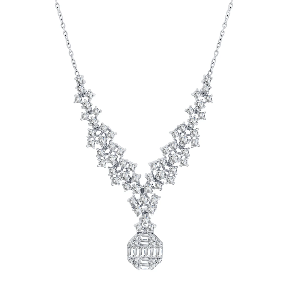 1.65 Karat Pırlanta Baget Gerdanlık