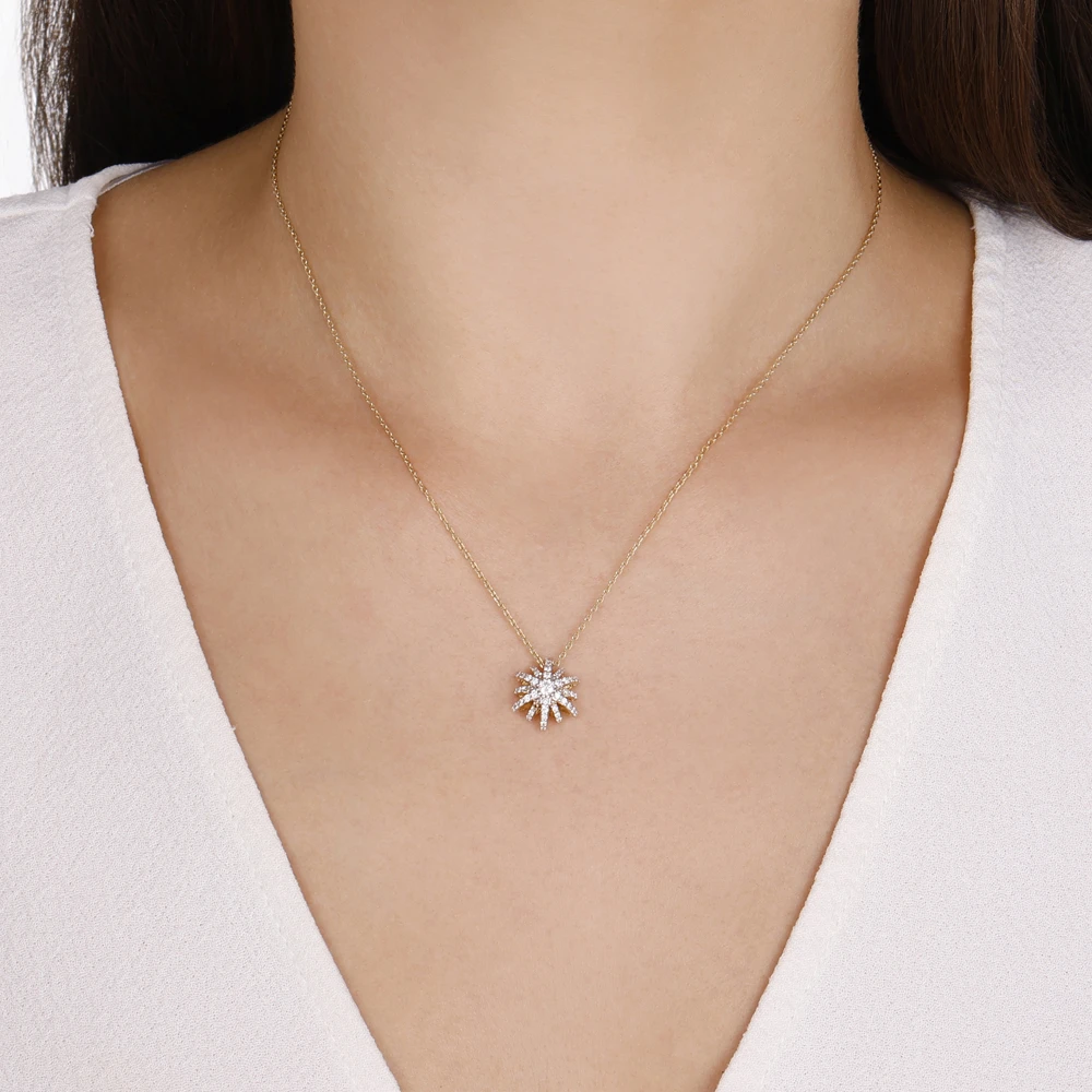 Sonsuz Parıltı Pırlanta Kolye