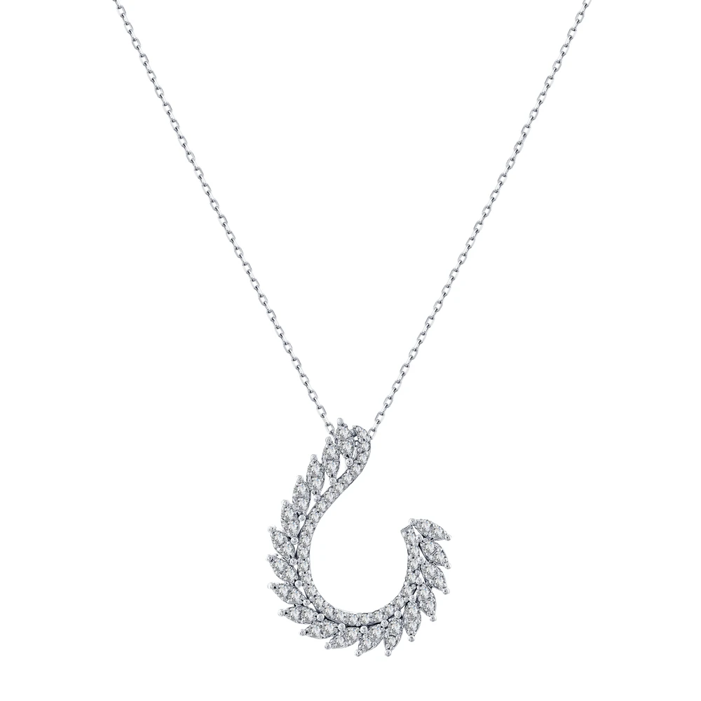 0.55 Karat Damla Model Pırlanta Kolye