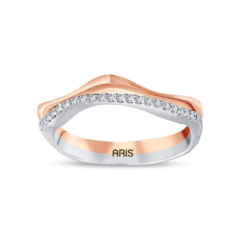 Çift Renk Pırlanta Yüzük