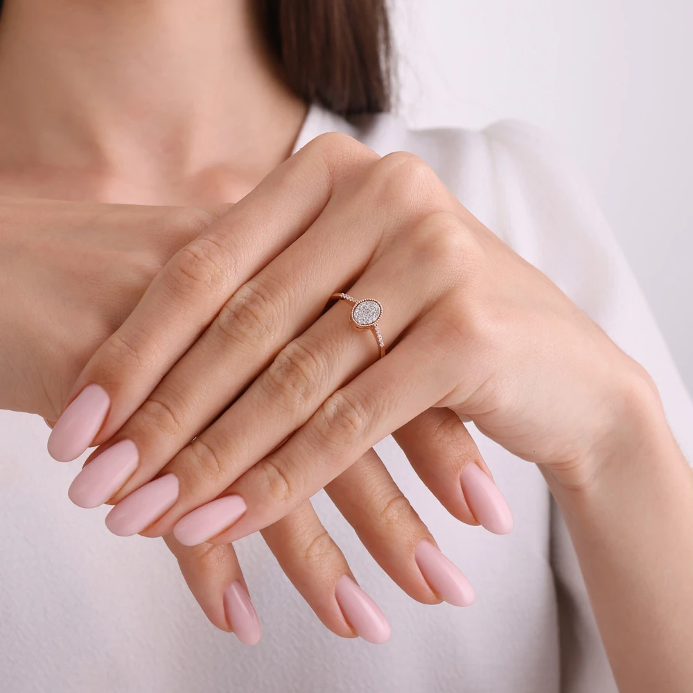 Oval Effect Tektaş Pırlanta Yüzük