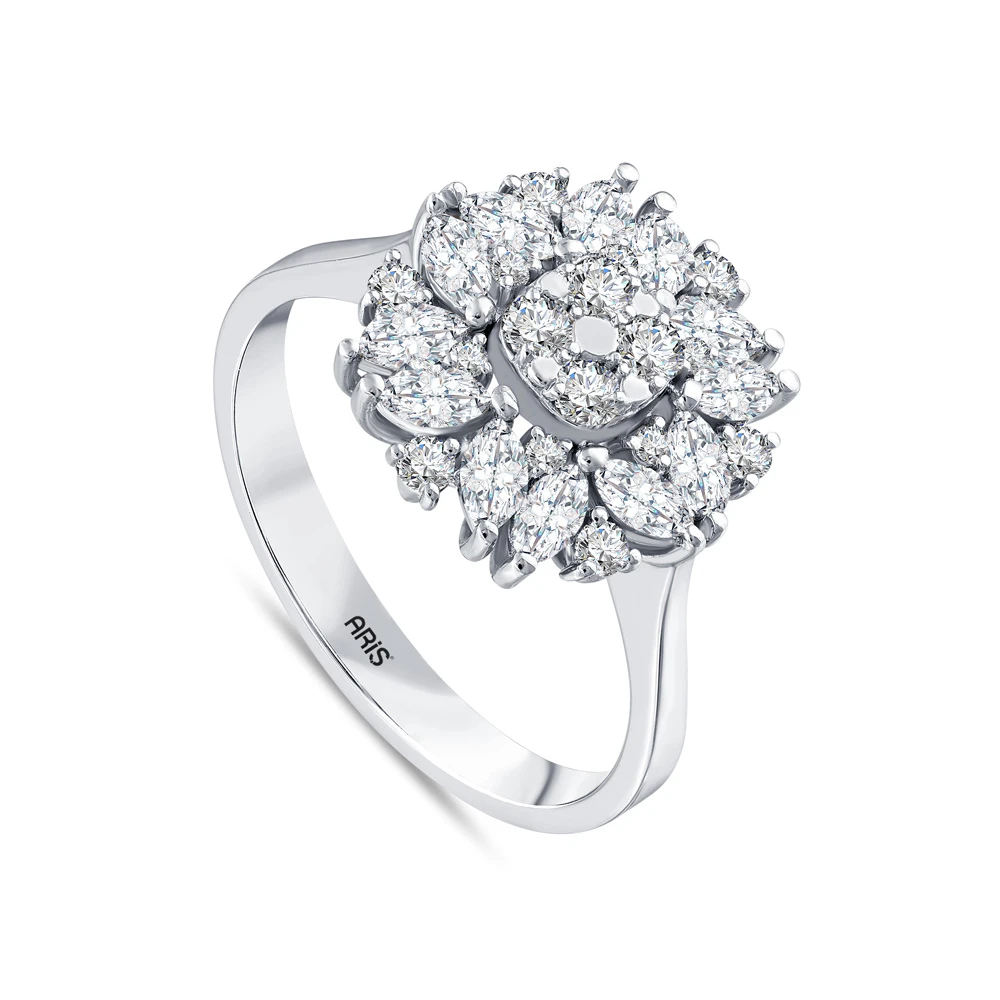 0.90 Karat Markiz Pırlanta Yüzük