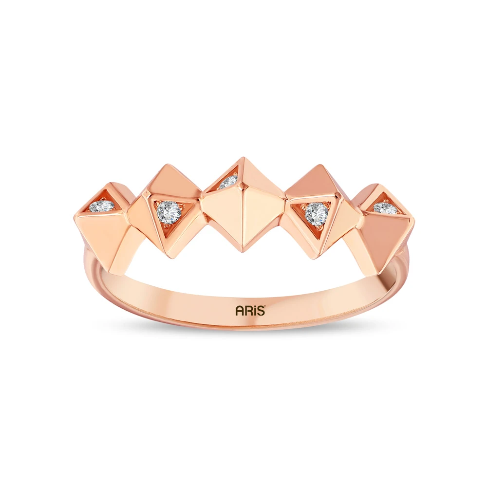 Pırlanta Piramit Yüzük