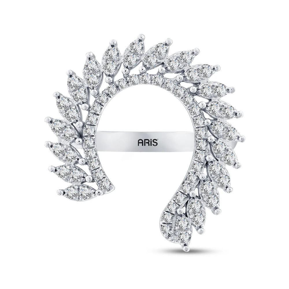 0.66 Karat Pırlanta Damla Model Yüzük