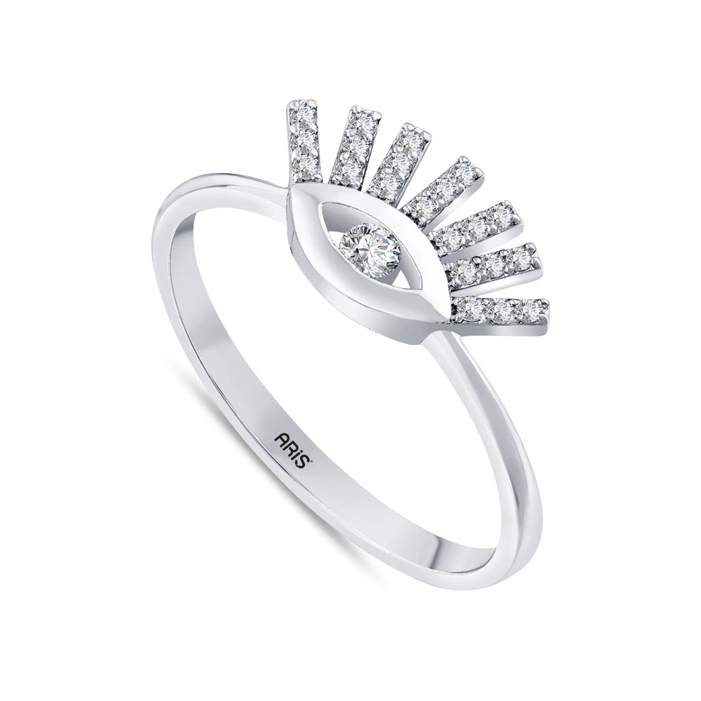 0.15 Karat Pırlanta Göz Yüzük