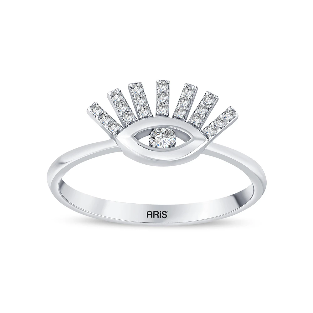 0.15 Karat Pırlanta Göz Yüzük