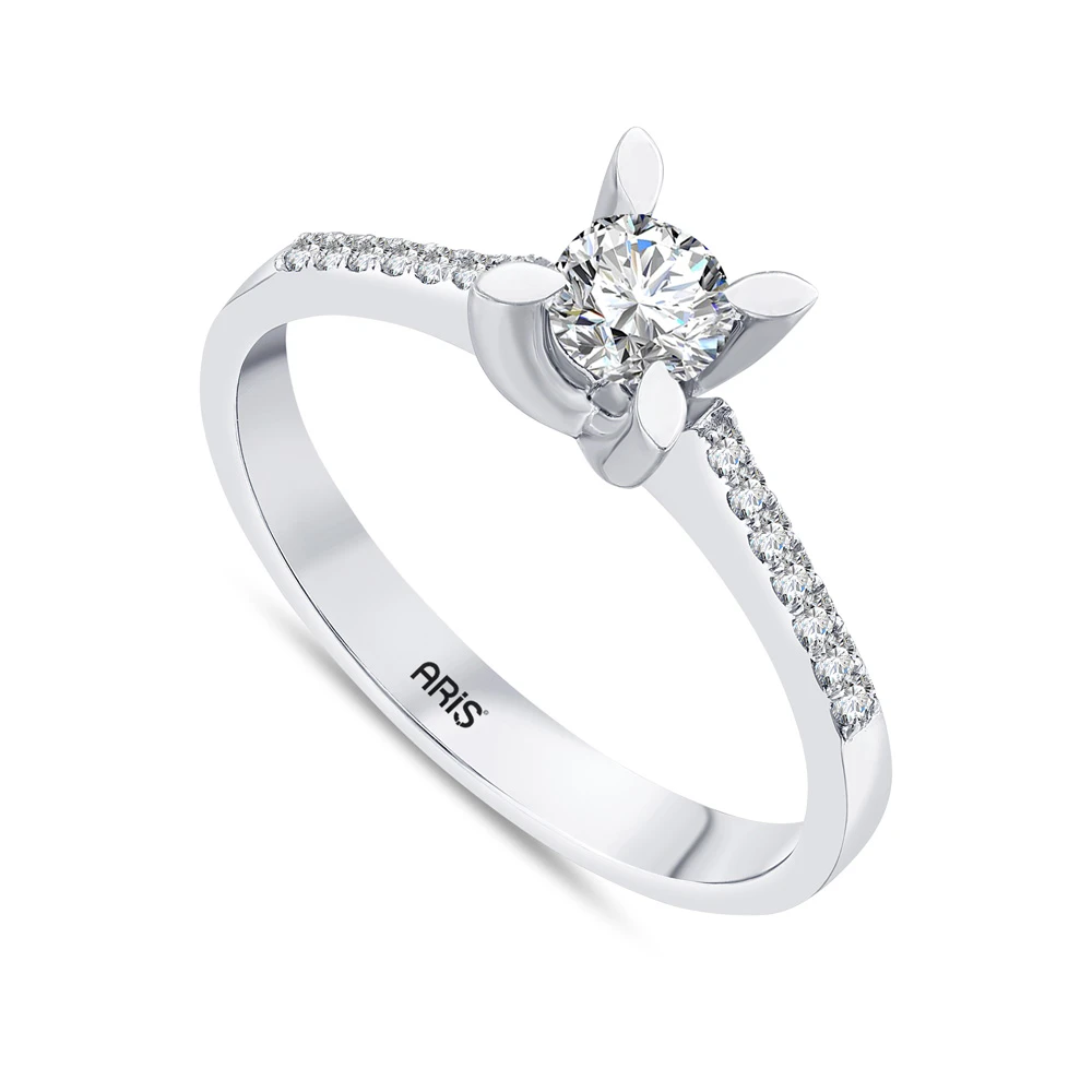 0.40 Karat Tektaş Pırlanta Yüzük