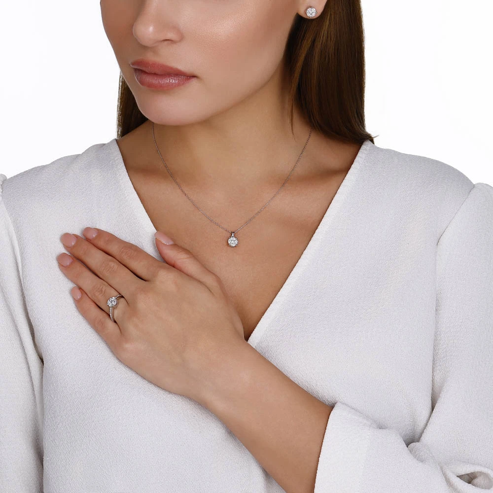 Pırlanta Effect Kolye