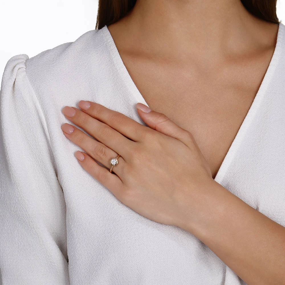 0.07 Karat Effect Pırlanta Yüzük