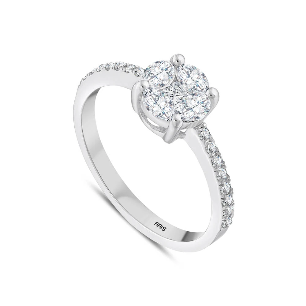 0.58 Karat Pırlanta Effect Yüzük