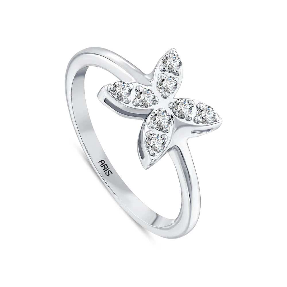 0.21 Karat Pırlanta Kelebek Model Yüzük