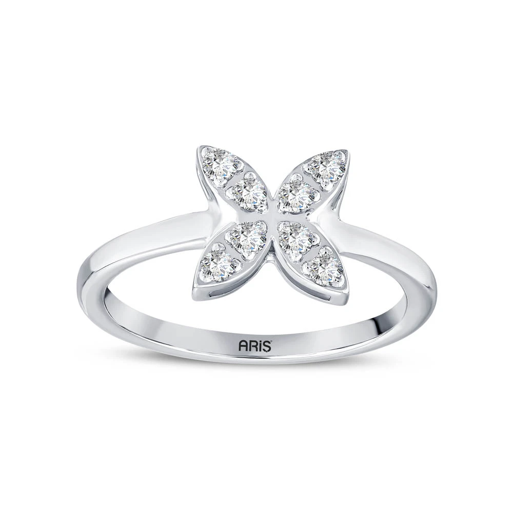 0.21 Karat Pırlanta Kelebek Model Yüzük