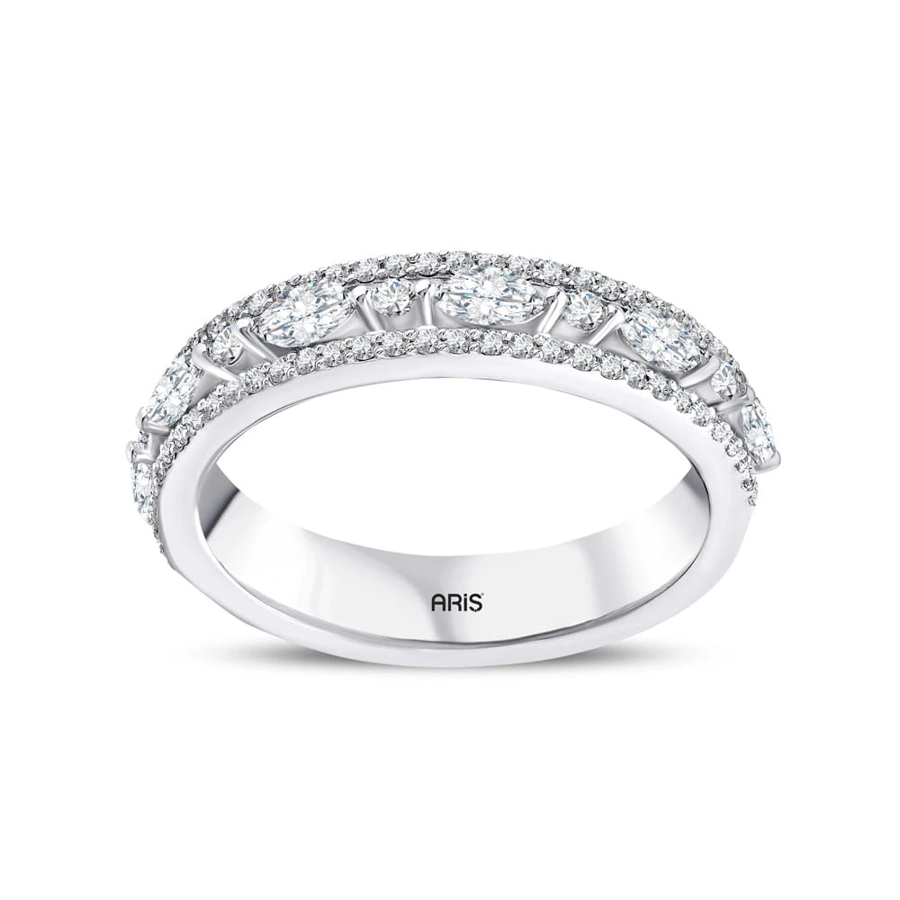 0.83 Karat Markiz Yarımtur Pırlanta Yüzük