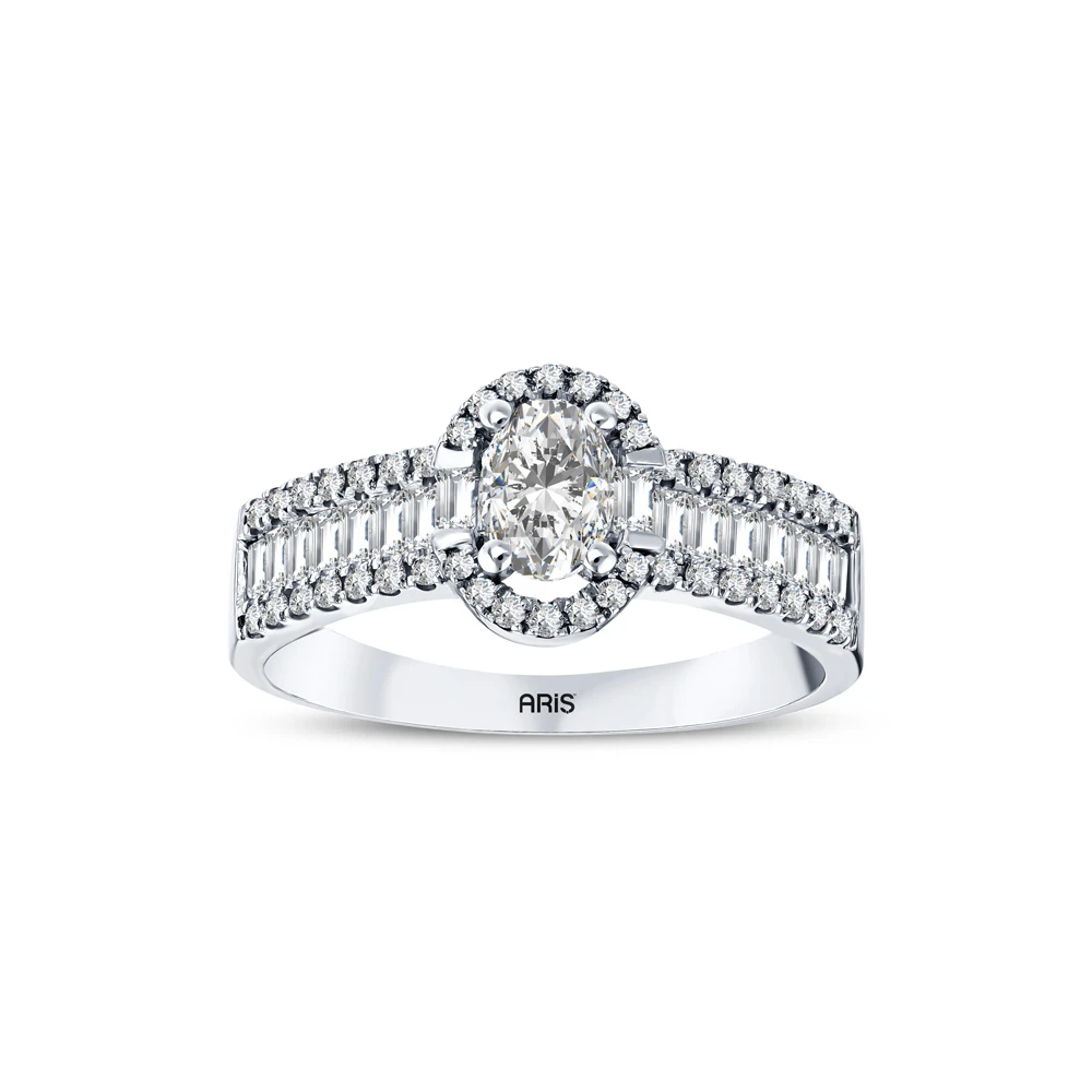 L'oval 0.80 Karat Oval Fantezi Pırlanta Yüzük