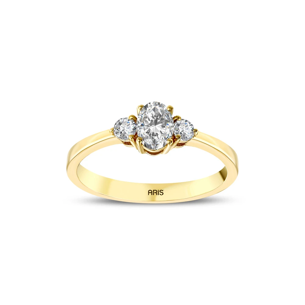 L'oval 0.41 Karat Oval Kesim Pırlanta Yüzük