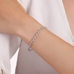 0.82 Karat Yaprak Model Pırlanta Bileklik