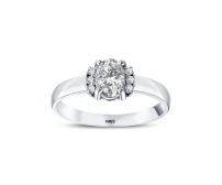 L'oval 0.58 Karat Pırlanta Uluslararası Sertifikalı Oval Kesim Yüzük L'oval 0.58 Karat Pırlanta Uluslararası Sertifikalı Oval Kesim Yüzük