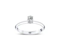 L'oval 0.30 Karat Oval Kesim Tektaş Yüzük L'oval 0.30 Karat Oval Kesim Tektaş Yüzük