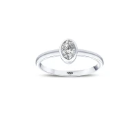 L'oval 0.39 Karat Oval Kesim Tektaş Pırlanta Yüzük L'oval 0.39 Karat Oval Kesim Tektaş Pırlanta Yüzük