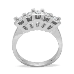 Pırlanta Beştaş Alyans (1.25 Ct. Görünümlü)