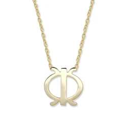 Müjde Sembol Altın Kolye (Wawa Aba)