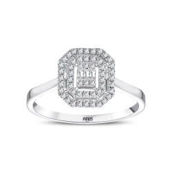 0.23 Karat Baget Pırlanta Yüzük