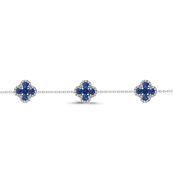 0.80 Karat Safir Yonca Bileklik