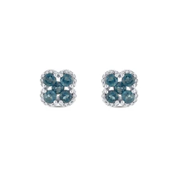 London Blue Topaz Pırlanta Küpe