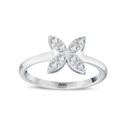 0.21 Karat Pırlanta Kelebek Model Yüzük