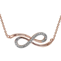 Sonsuzluk Sembolü Pırlanta Kolye