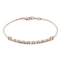 Baget Pırlanta Rose Gold Bilezik
