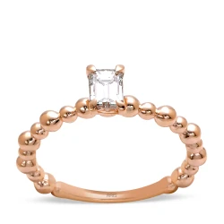 Pırlanta Baget Tektaş Yüzük