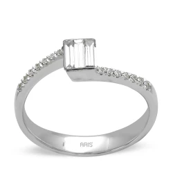 Fantezi Trayah Baget Pırlantalı Yüzük