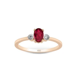 Pırlanta Yakut Nar-ı Aşk Yüzük