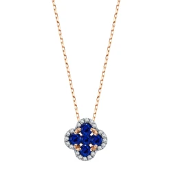 0.33 Karat Safir Pırlanta Kolye