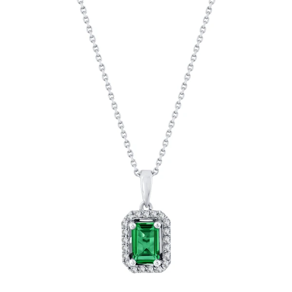 Pırlanta Zümrüt Kolye