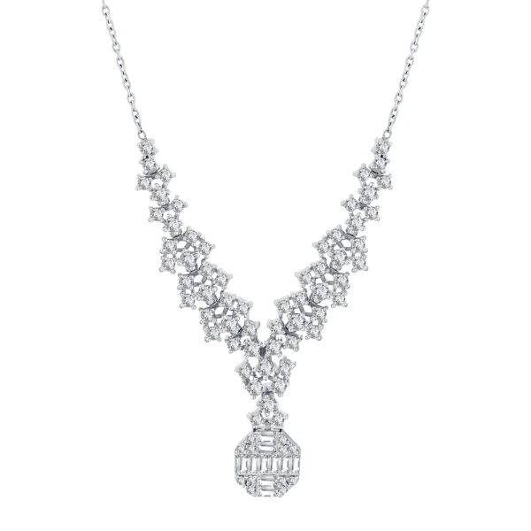 1.65 Karat Pırlanta Baget Gerdanlık