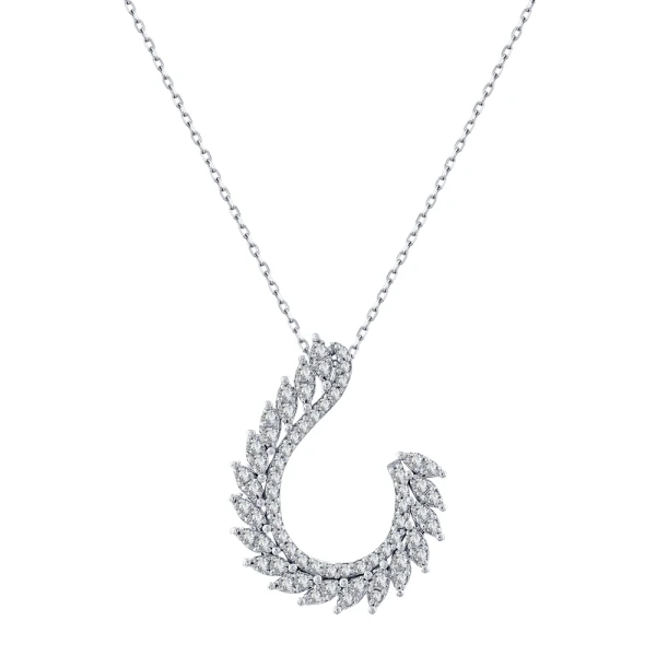 0.55 Karat Damla Model Pırlanta Kolye