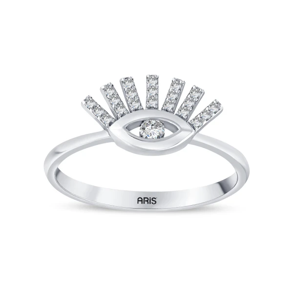 0.15 Karat Pırlanta Göz Yüzük