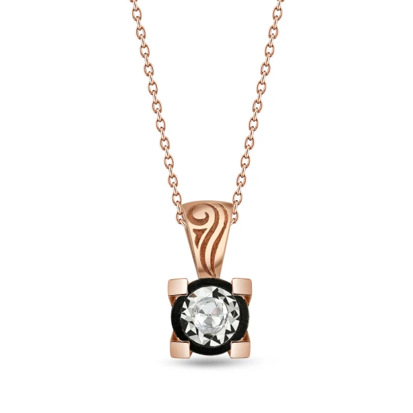 0.06 Karat Miracle Tektaş Elmas Kolye